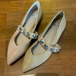 Women’s Stud Flats with Pointed Toe - Dress Shoes
